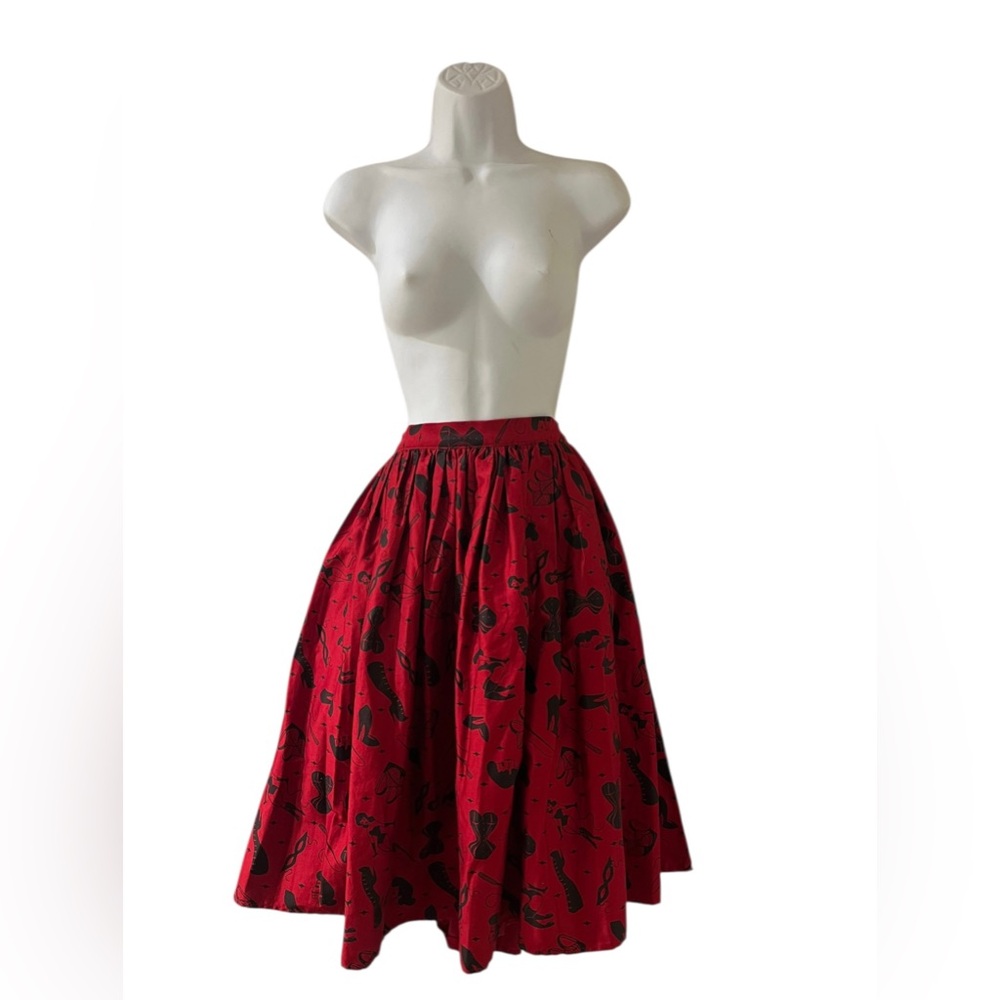Pinup Couture Deadly dames fetish skirt XL
